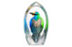 Скульптура MALERAS Colorina птица 16х27 см, голубая