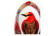 Скульптура MALERAS Colorina птица 10,5х17,5 см, красная