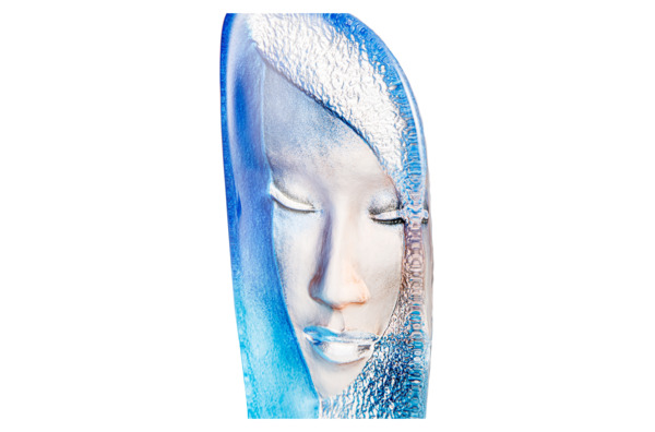 Скульптура MALERAS Маска Mystiqua 7,5х18 см, голубая