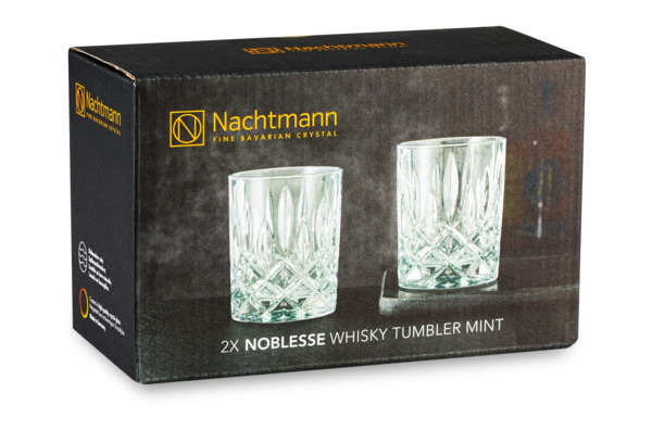 Набор стаканов для виски Nachtmann Noblesse 295 мл, 2 шт, стекло хрустальное, мятный, п/к