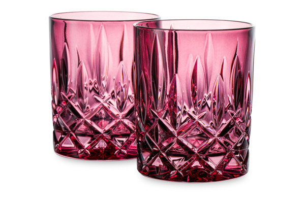 Набор стаканов для виски Nachtmann NOBLESSE COLORS 295 мл, 2 шт, стекло хрустальное, малиновый, п/к