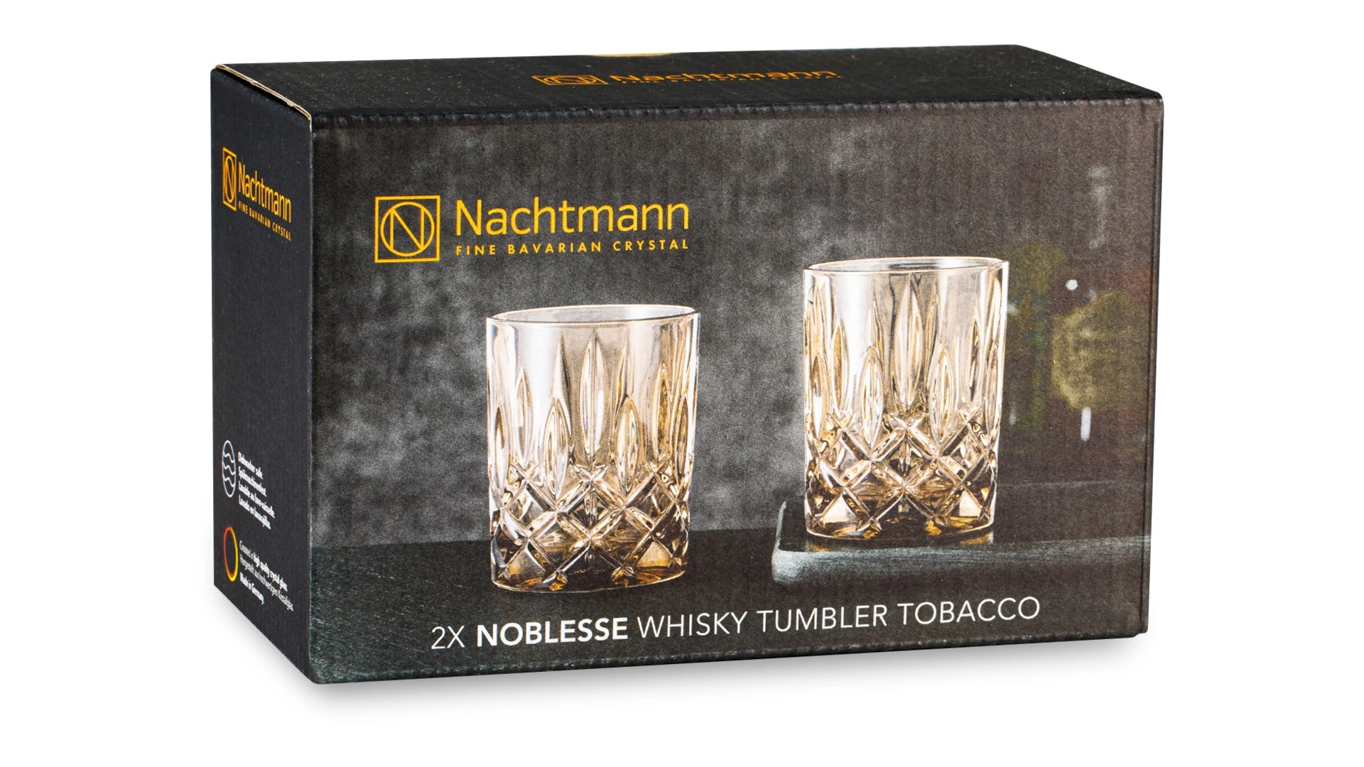 Набор стаканов для виски Nachtmann NOBLESSE COLORS 295 мл, 2 шт, стекло хрустальное, бронзовый, п/к