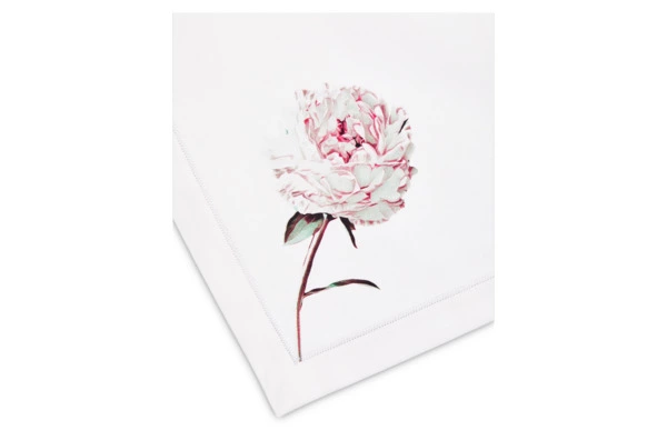 Салфетка сервировочная Atmosphere Номе Пион белый 40х40 см, хлопок