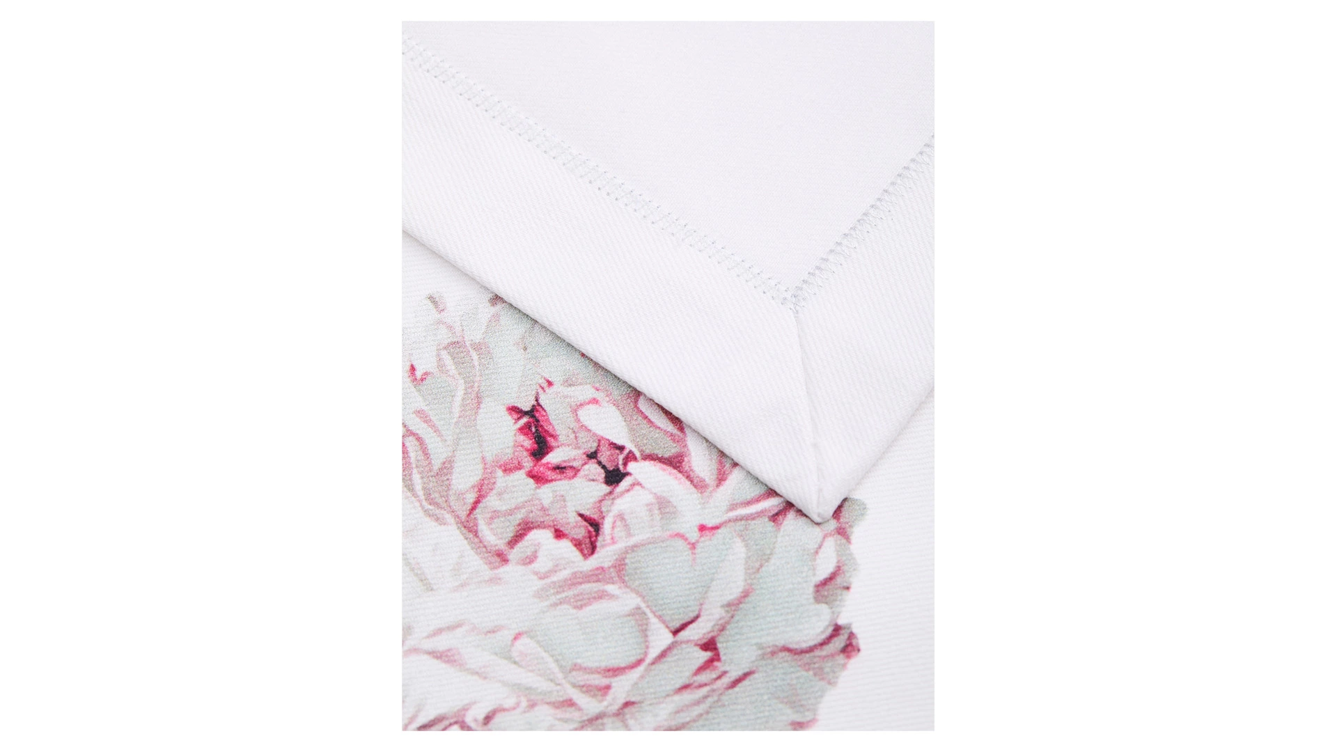 Салфетка сервировочная Atmosphere Номе Пион белый 40х40 см, хлопок