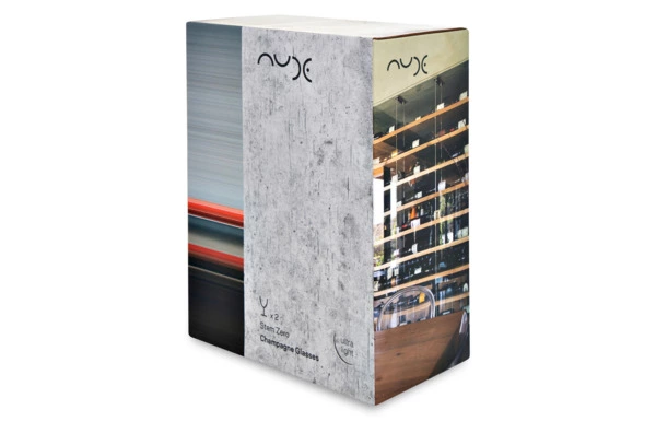 Набор бокалов для шампанского Nude Glass Невидимая ножка 450 мл, 2 шт, хрусталь