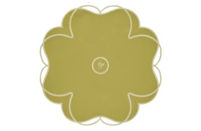 Плейсмат Truffle Bee Jardin faux leather 39 см, полиэстер, светло-зеленый