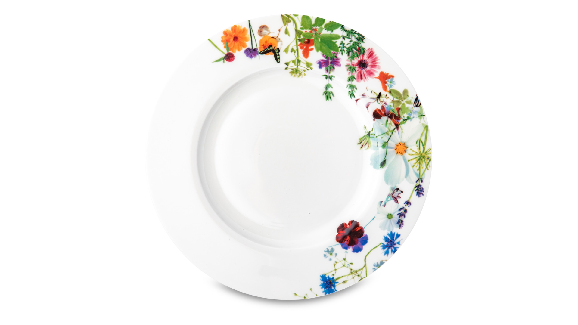 Тарелка закусочная Rosenthal Горный воздух 23 см, фарфор костяной