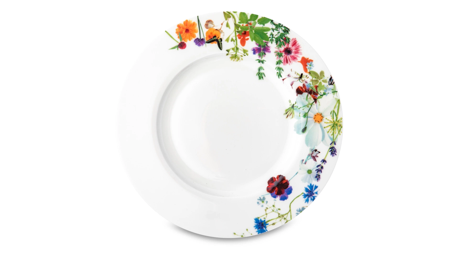 Тарелка закусочная Rosenthal Горный воздух 23 см, фарфор костяной