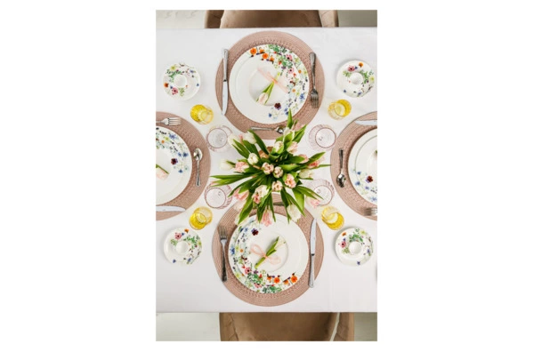 Тарелка закусочная Rosenthal Горный воздух 23 см, фарфор костяной