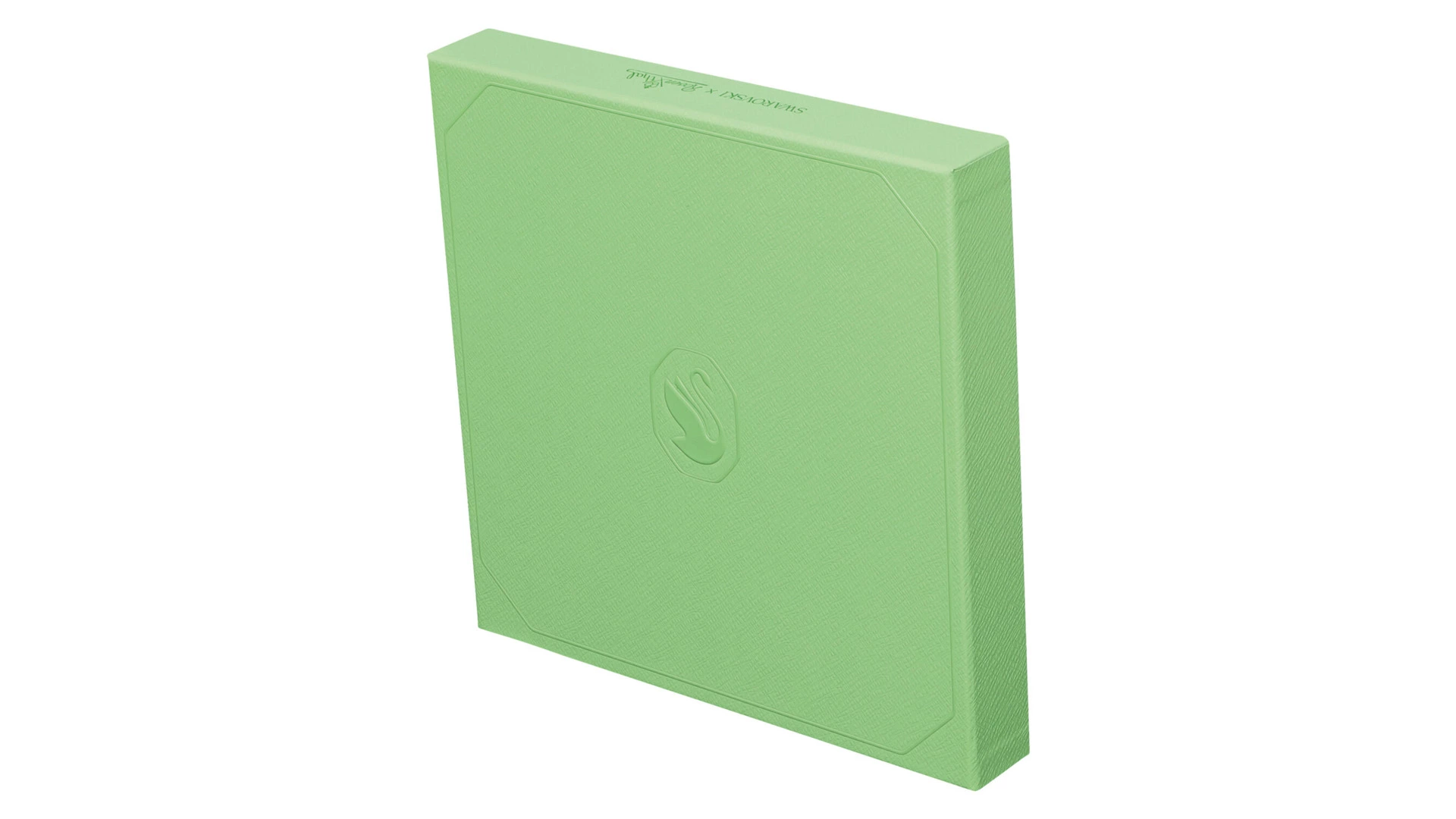 Набор тарелок десертных Rosenthal Swarovski Сигнум 18 см, 2 шт, фарфор, зеленый, розовый