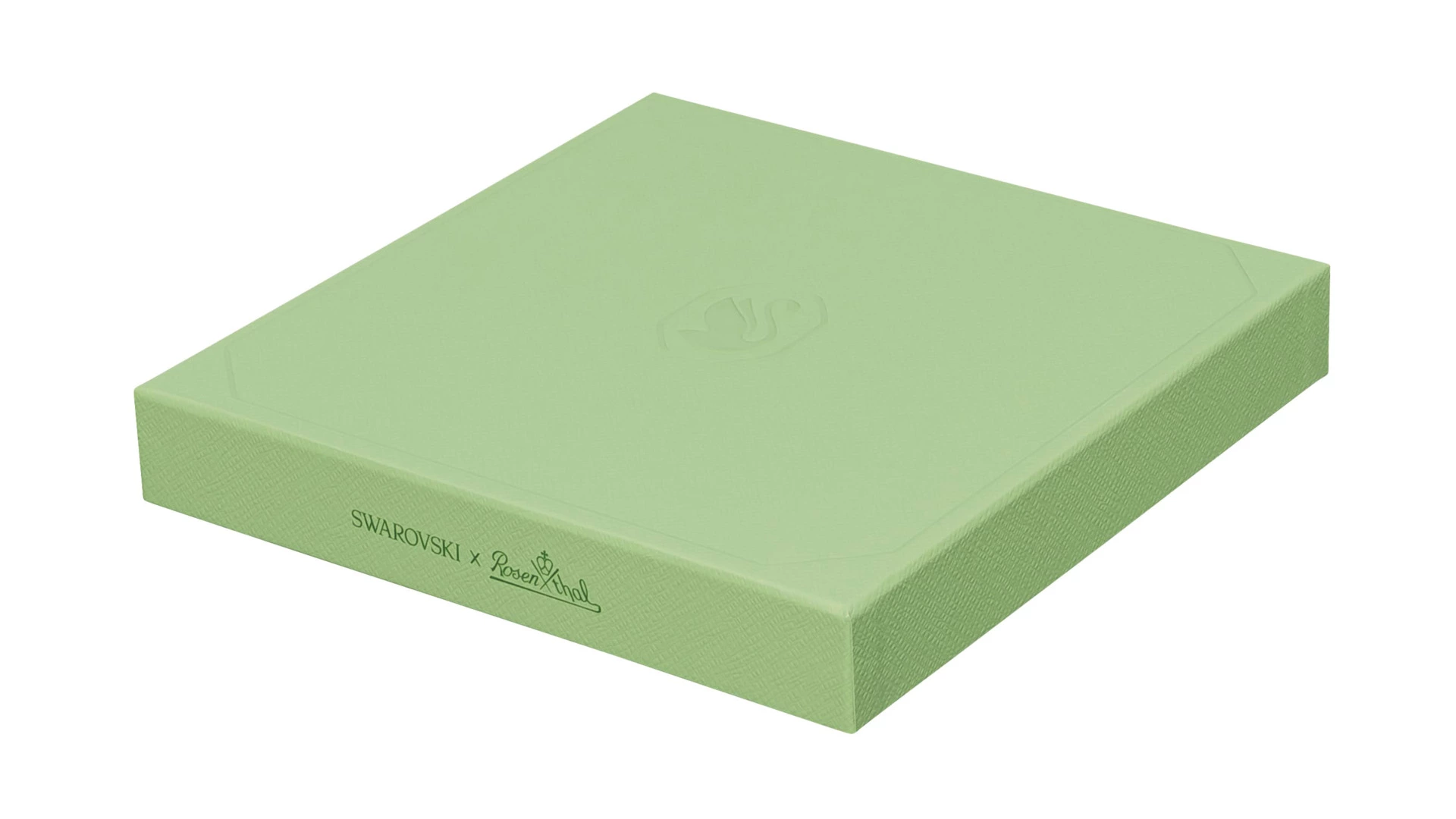 Тарелка суповая Rosenthal Swarovski Сигнум 24 см, фарфор, зеленая