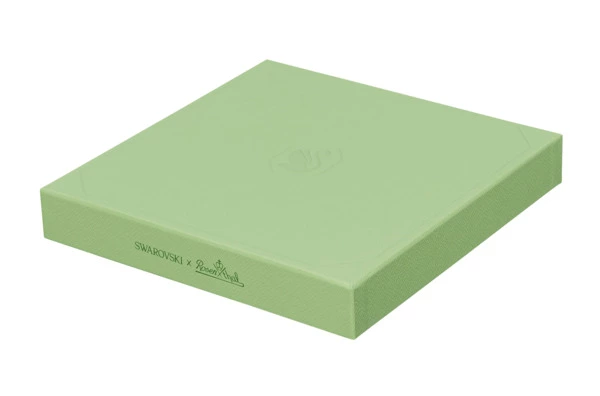 Тарелка суповая Rosenthal Swarovski Сигнум 24 см, фарфор, зеленая