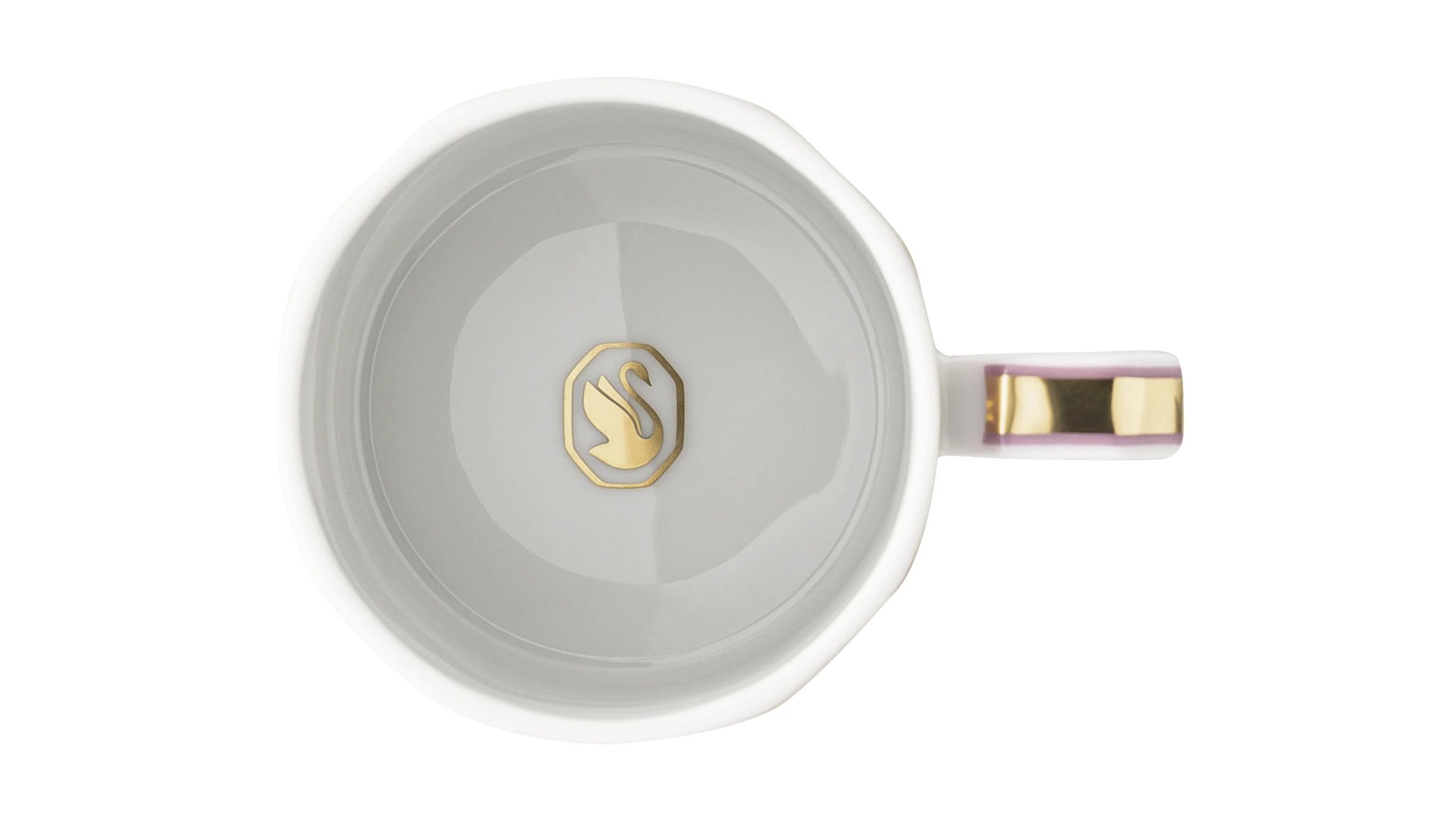 Набор чашек для эспрессо с блюдцами Rosenthal Swarovski Сигнум 80 мл, 2 шт, фарфор, зеленый, розовый