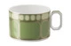 Набор чашек чайных с блюдцами Rosenthal Swarovski Сигнум 260 мл, 2 шт, фарфор, зеленый, розовый