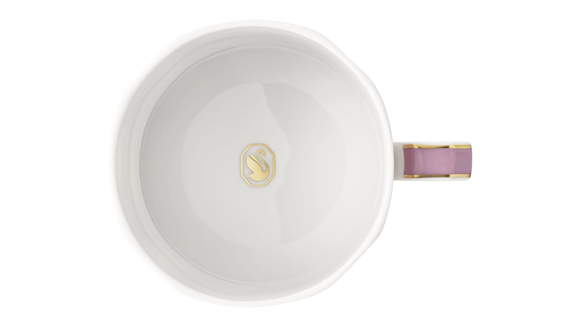 Набор чашек чайных с блюдцами Rosenthal Swarovski Сигнум 260 мл, 2 шт, фарфор, зеленый, розовый