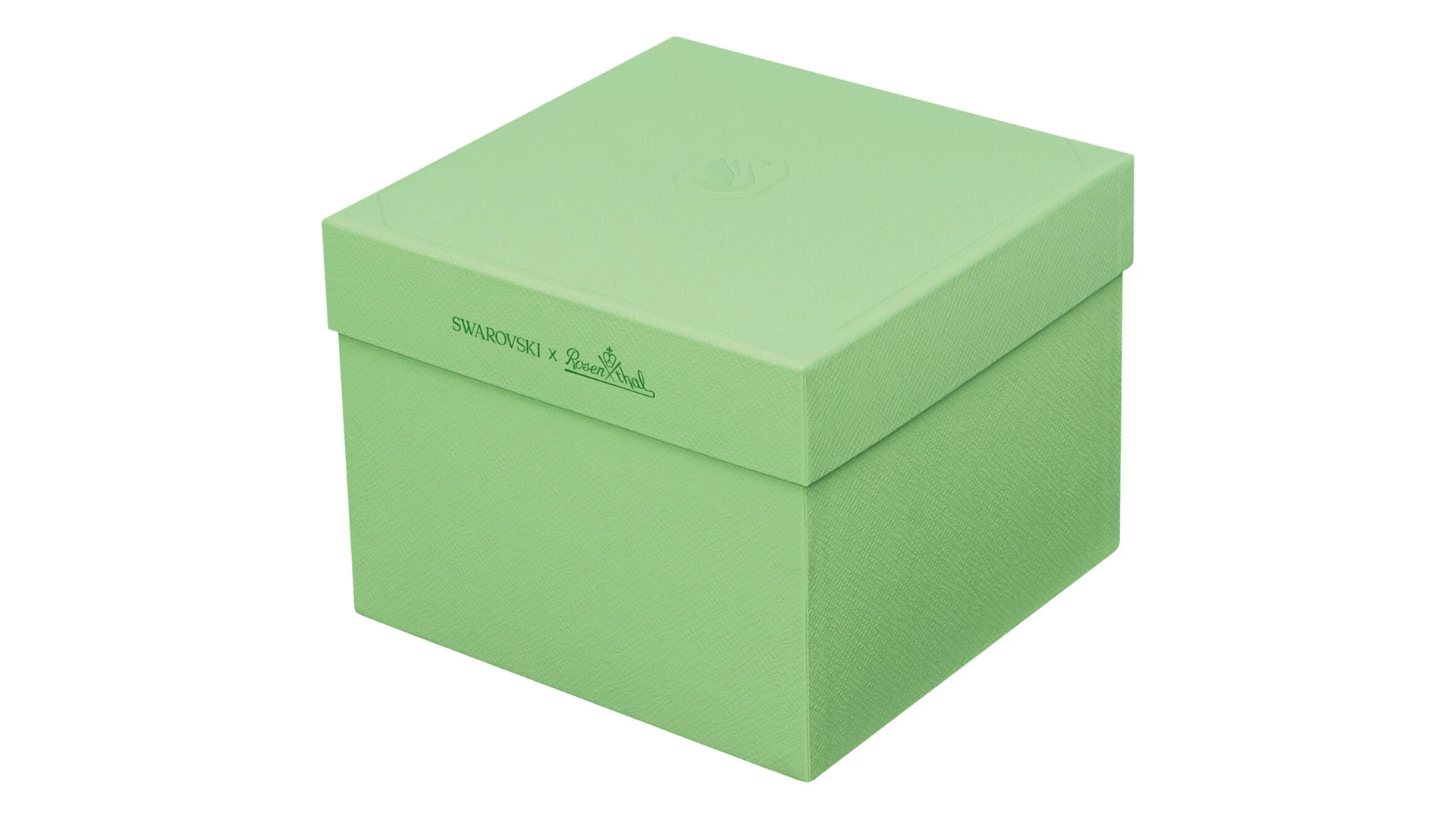 Ваза Rosenthal Swarovski Сигнум h15 см, фарфор, голубая