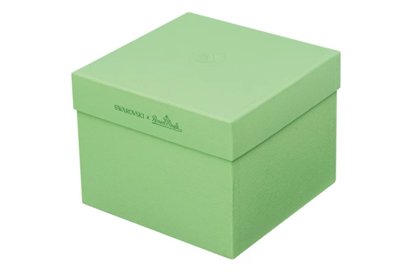 Ваза Rosenthal Swarovski Сигнум h15 см, фарфор, голубая