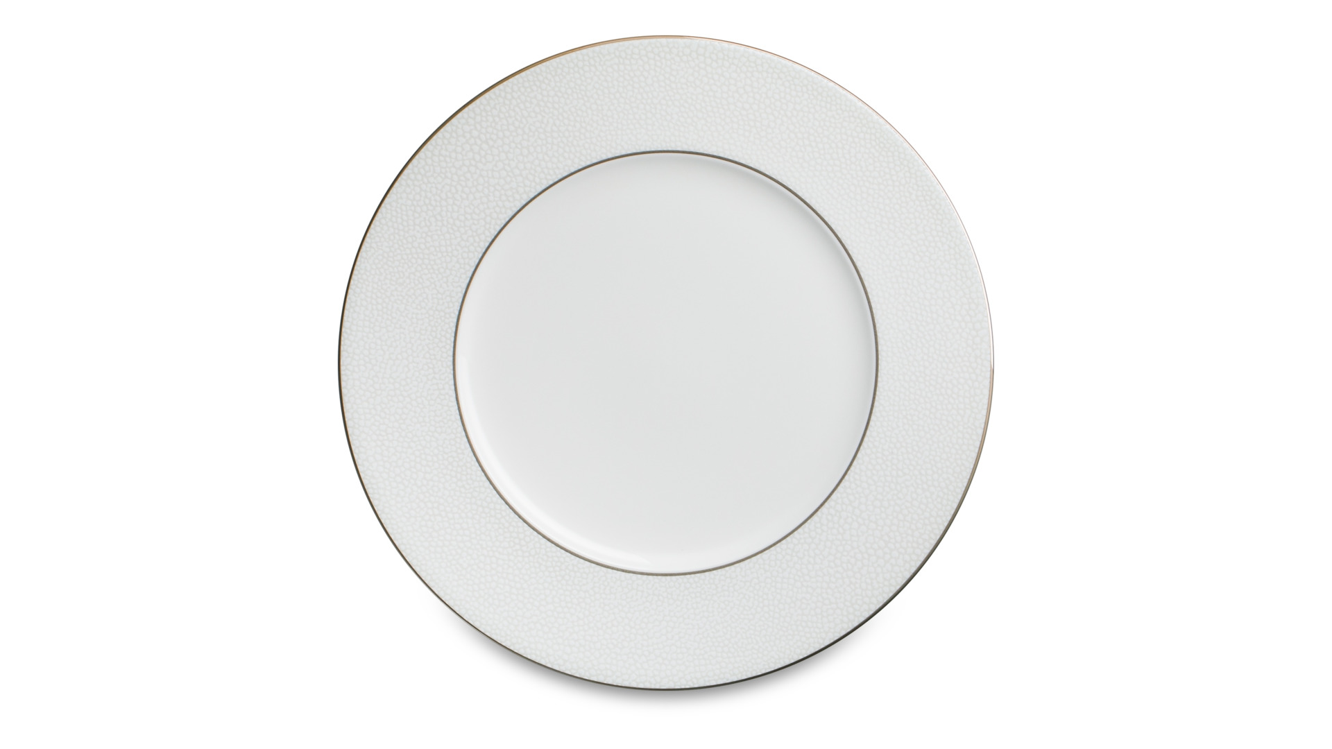 Тарелка закусочная Narumi Белый жемчуг 21 см, фарфор костяной