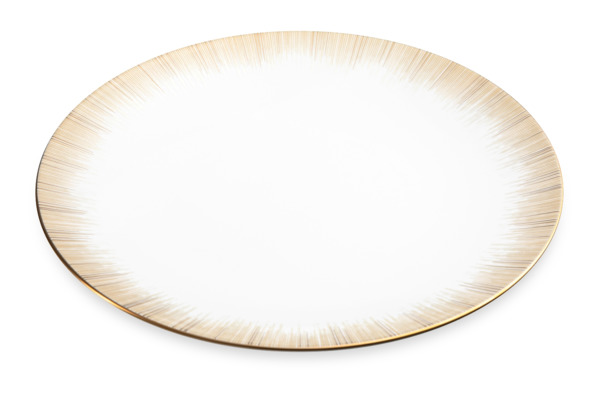 Тарелка обеденная Narumi Сверкающее Золото 28 см, фарфор костяной