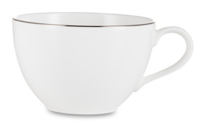 Чашка чайная Narumi Сверкающая Платина 280 мл, фарфор костяной
