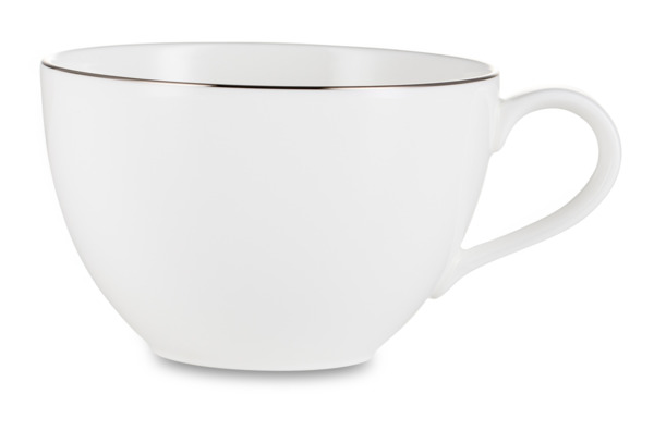 Чашка чайная Narumi Сверкающая Платина 280 мл, фарфор костяной