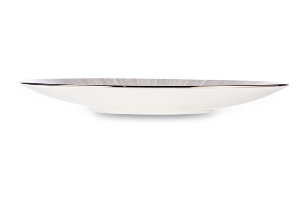 Тарелка пирожковая Narumi Сверкающая Платина 16 см, фарфор костяной