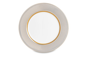 Тарелка закусочная Narumi Золотой алмаз 23 см, фарфор костяной