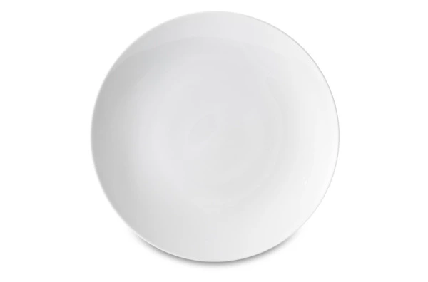 Тарелка обеденная Narumi Белый декор 28 см, фарфор костяной