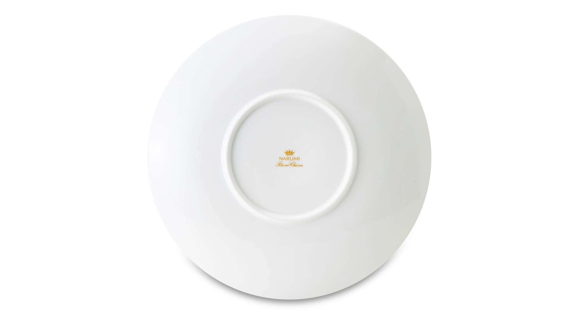 Тарелка обеденная Narumi Белый декор 28 см, фарфор костяной