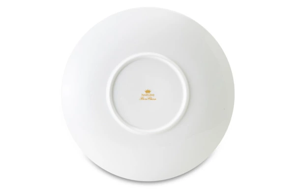 Тарелка обеденная Narumi Белый декор 28 см, фарфор костяной