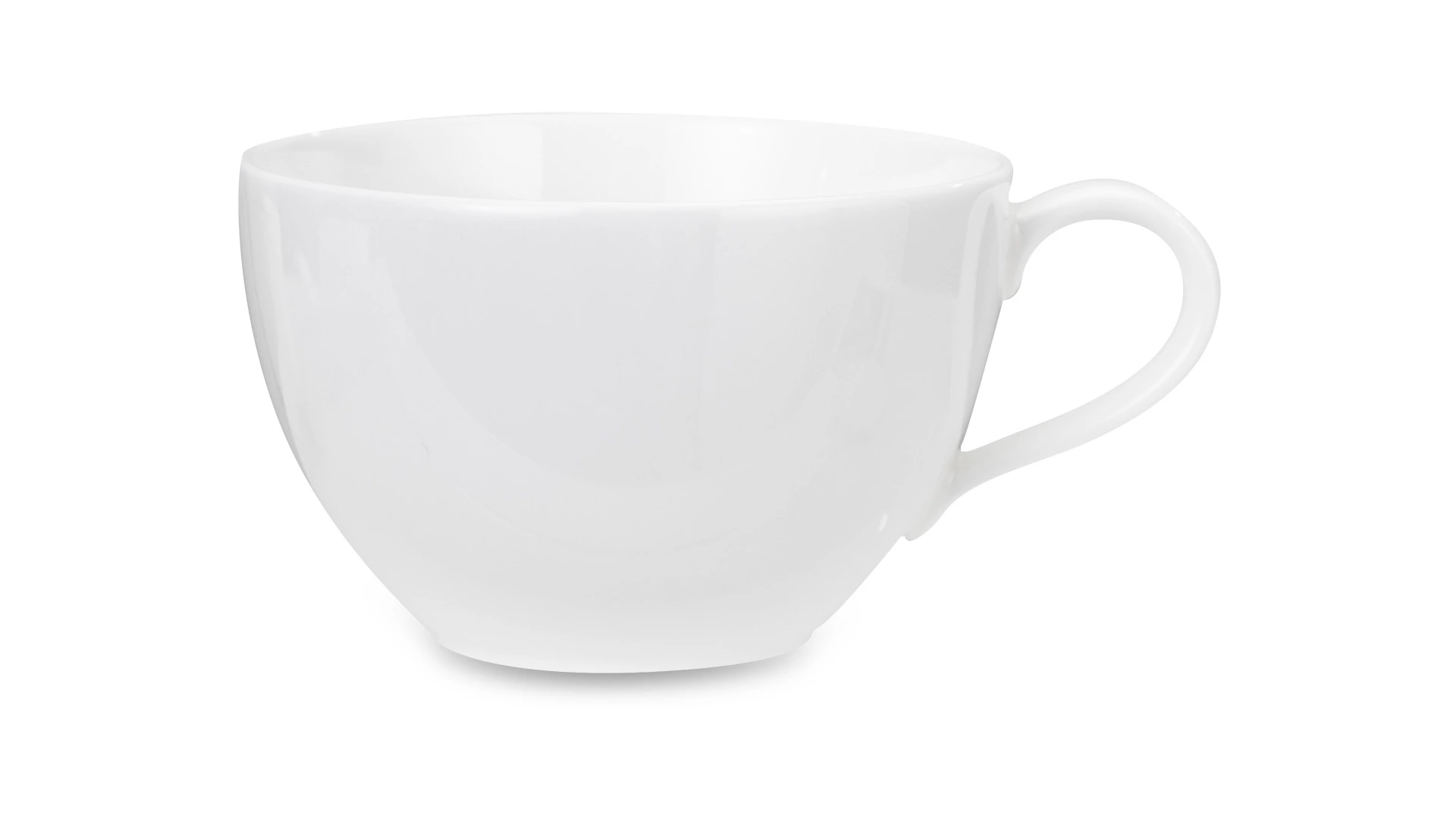Чашка чайная Narumi Белый декор 280 мл, фарфор костяной