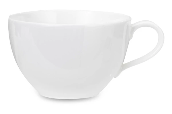 Чашка чайная Narumi Белый декор 280 мл, фарфор костяной