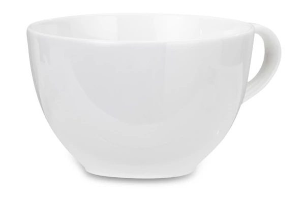 Чашка чайная Narumi Белый декор 280 мл, фарфор костяной