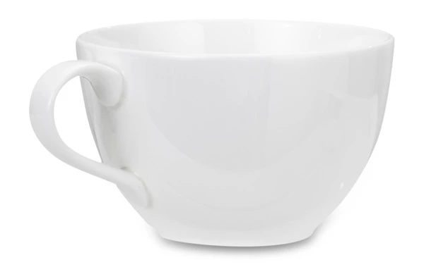 Чашка чайная Narumi Белый декор 280 мл, фарфор костяной