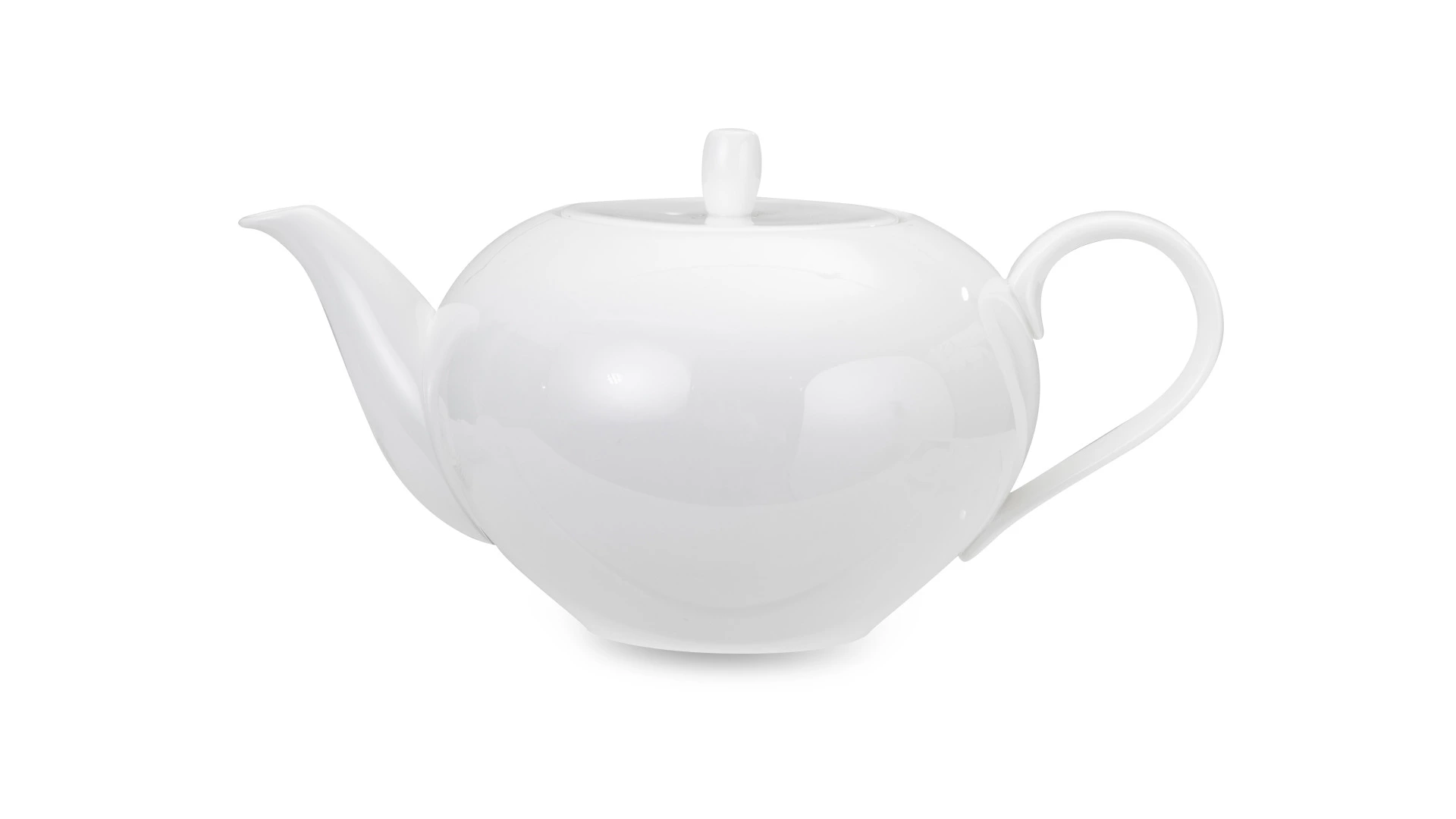 Чайник Narumi Белый декор 1,18 л, фарфор костяной