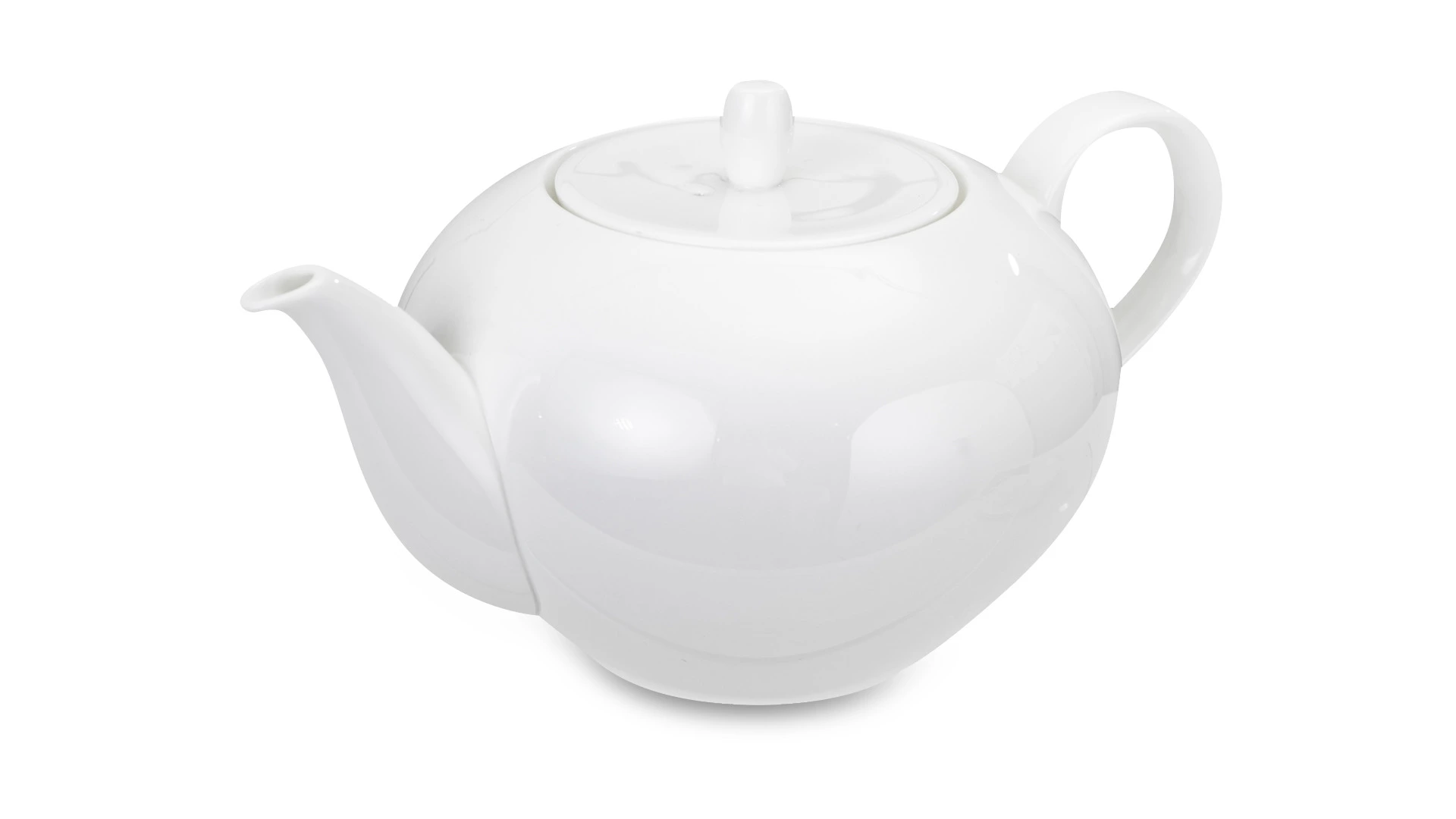 Чайник Narumi Белый декор 1,18 л, фарфор костяной