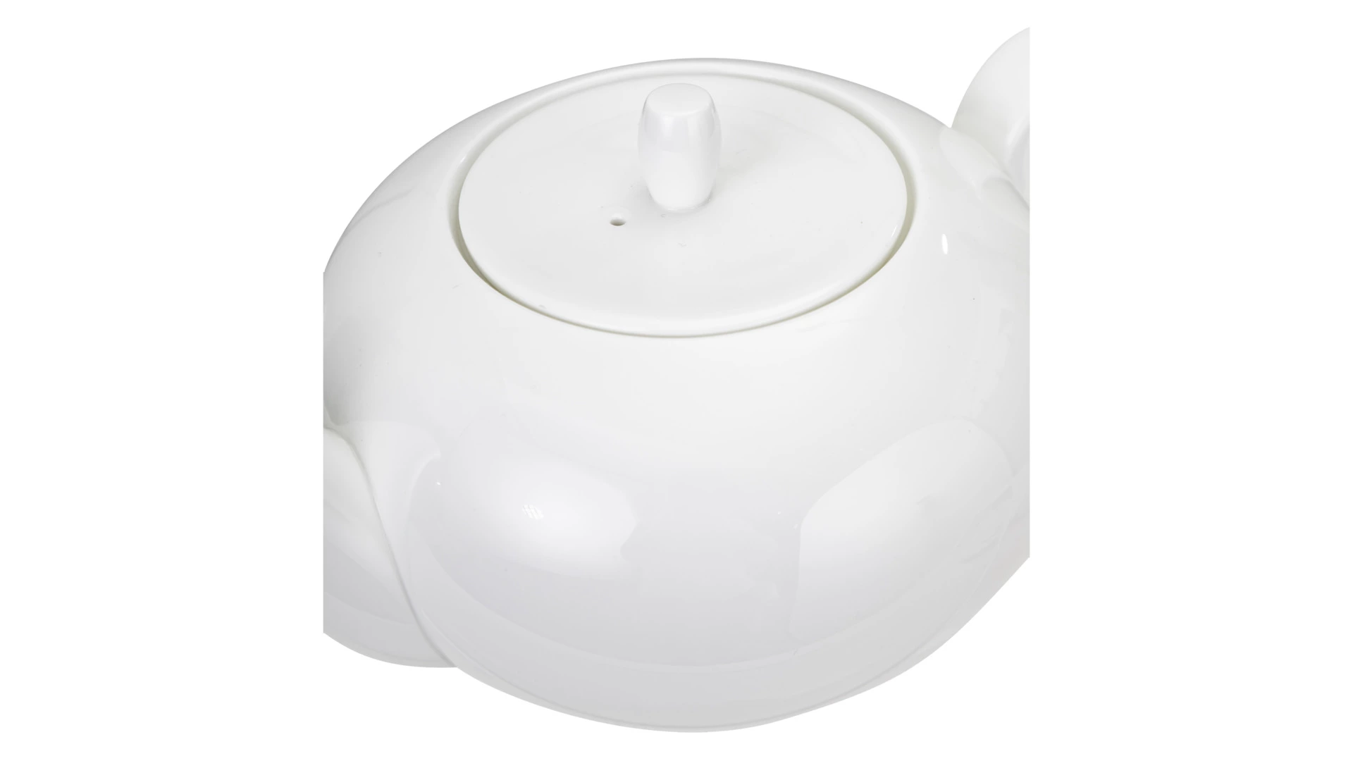 Чайник Narumi Белый декор 1,18 л, фарфор костяной