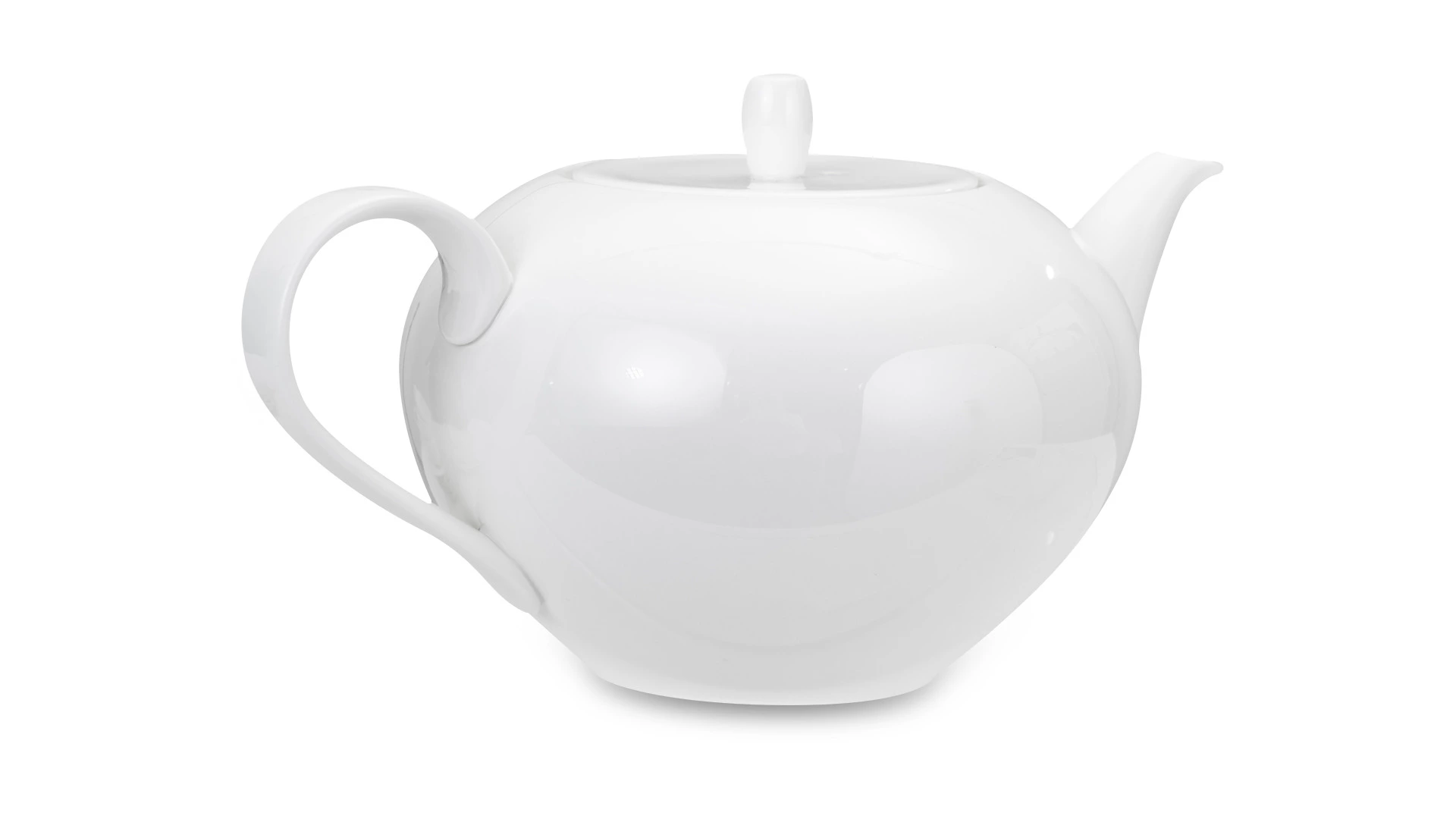 Чайник Narumi Белый декор 1,18 л, фарфор костяной