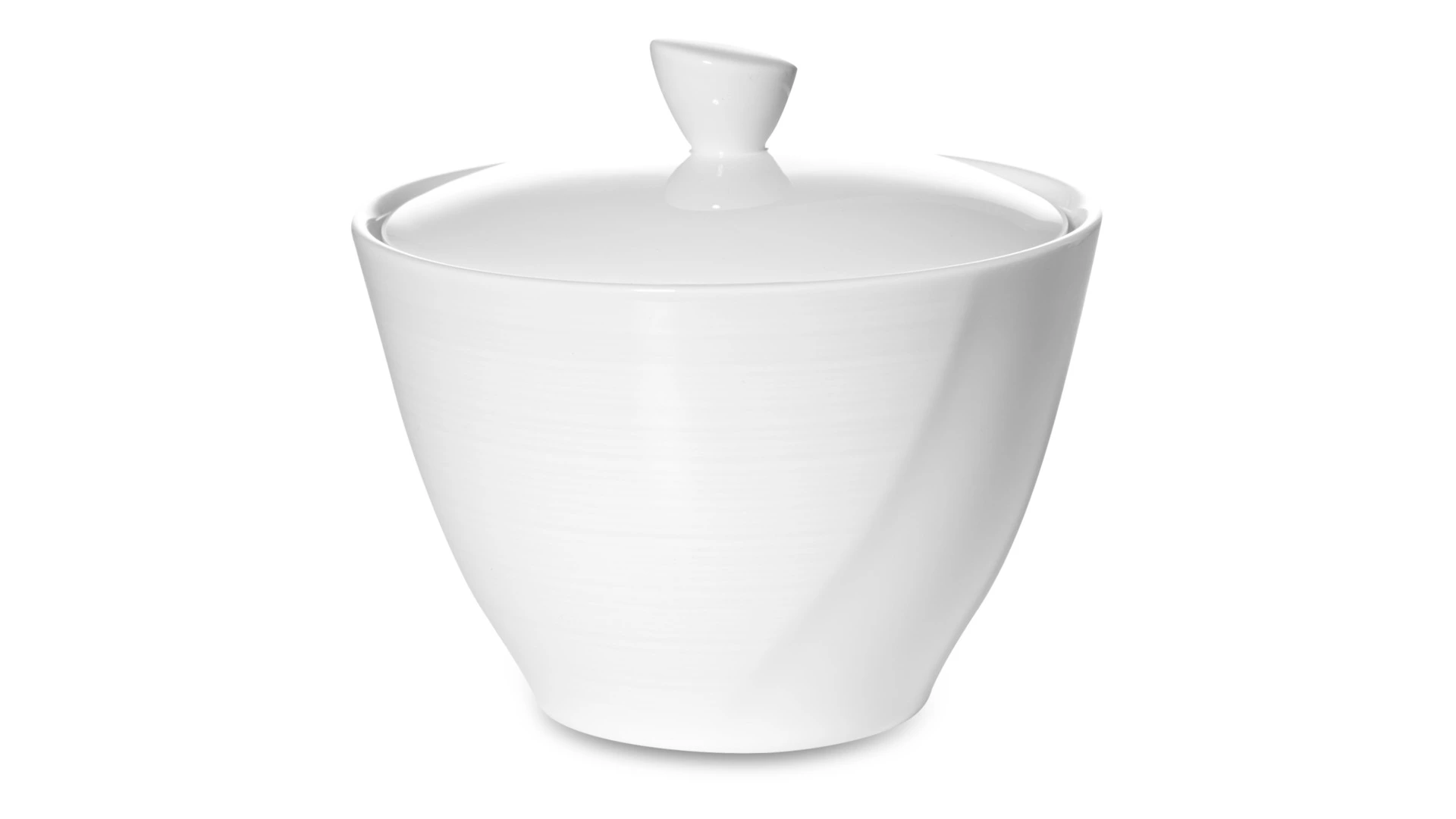 Сахарница Narumi Воздушный белый 340 мл, фарфор костяной