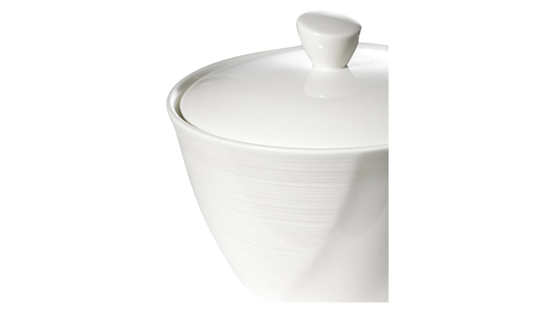 Сахарница Narumi Воздушный белый 340 мл, фарфор костяной