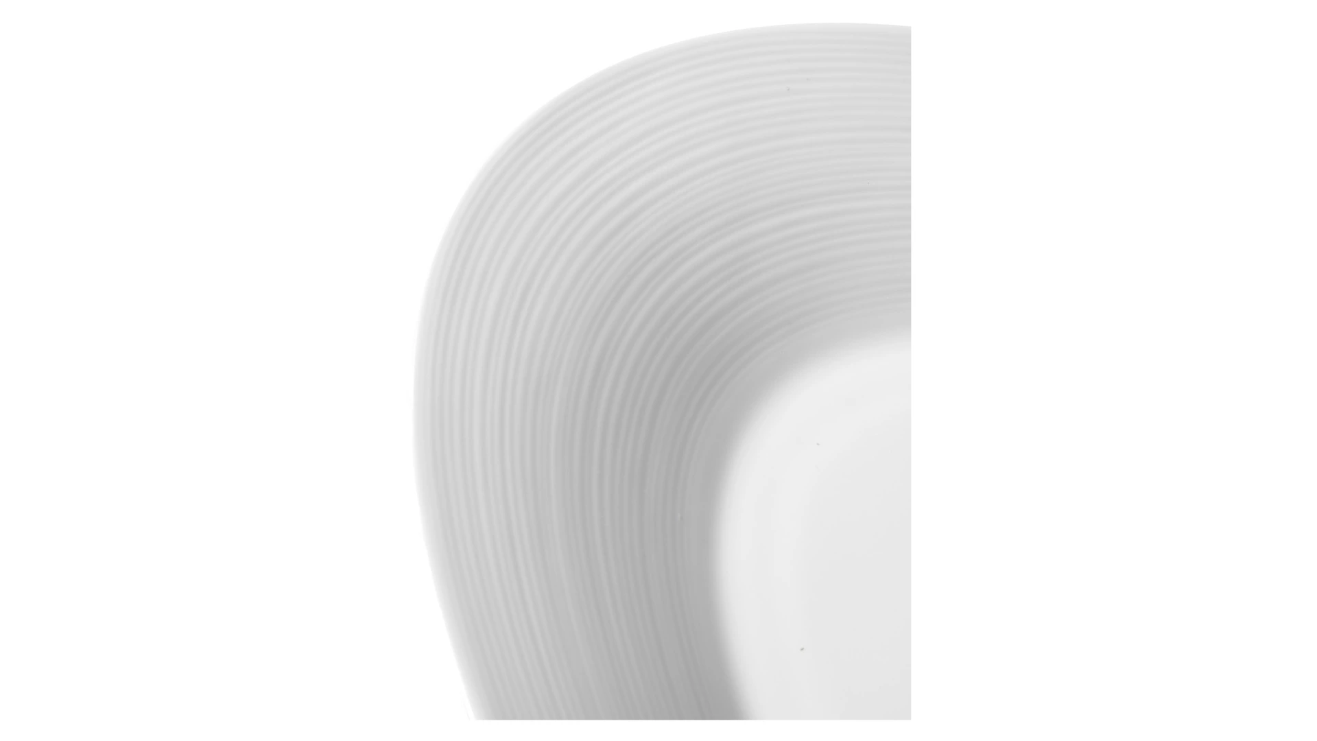 Блюдо овальное Narumi Воздушный белый 38 см, фарфор костяной