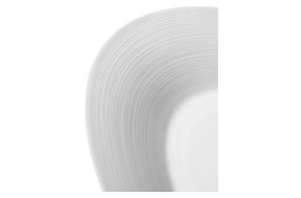Блюдо овальное Narumi Воздушный белый 38 см, фарфор костяной