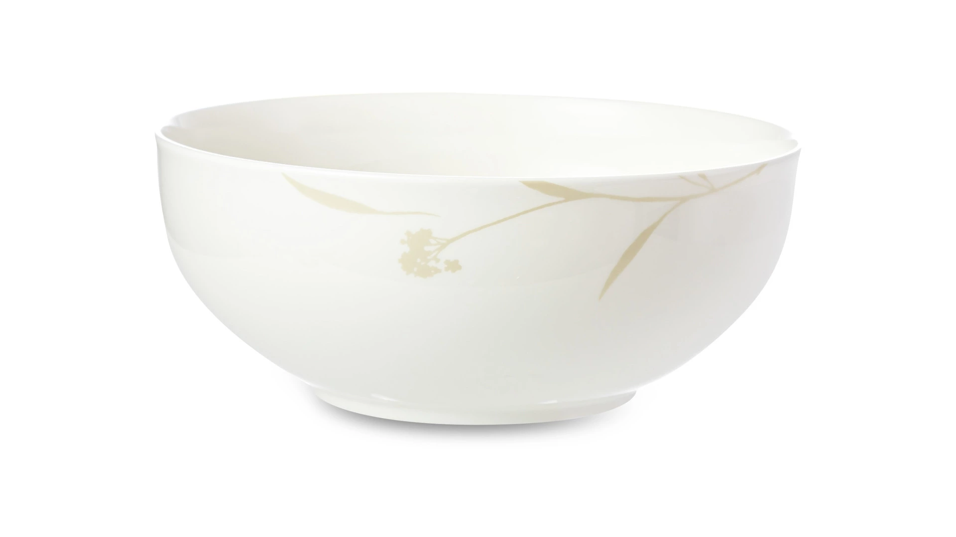 Салатник Narumi Ботаника 22 см, фарфор костяной