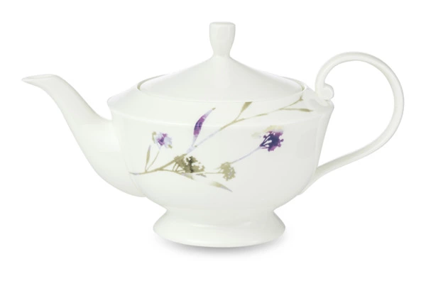 Чайник Narumi Ботаника 940 мл, фарфор костяной