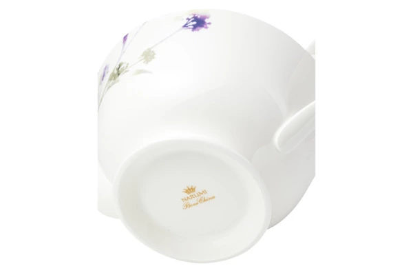 Чайник Narumi Ботаника 940 мл, фарфор костяной