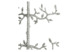 Дерево декоративное Michael Aram 180 см, никель
