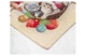 Скатерть-наперон Mix&Match Home Котята у камина 100х100 см, гобелен, бежевый