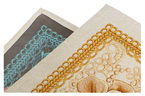 Дорожка для стола Mix&Match Home Золотые шары и свеча 45х180 см, гобелен, бежевый