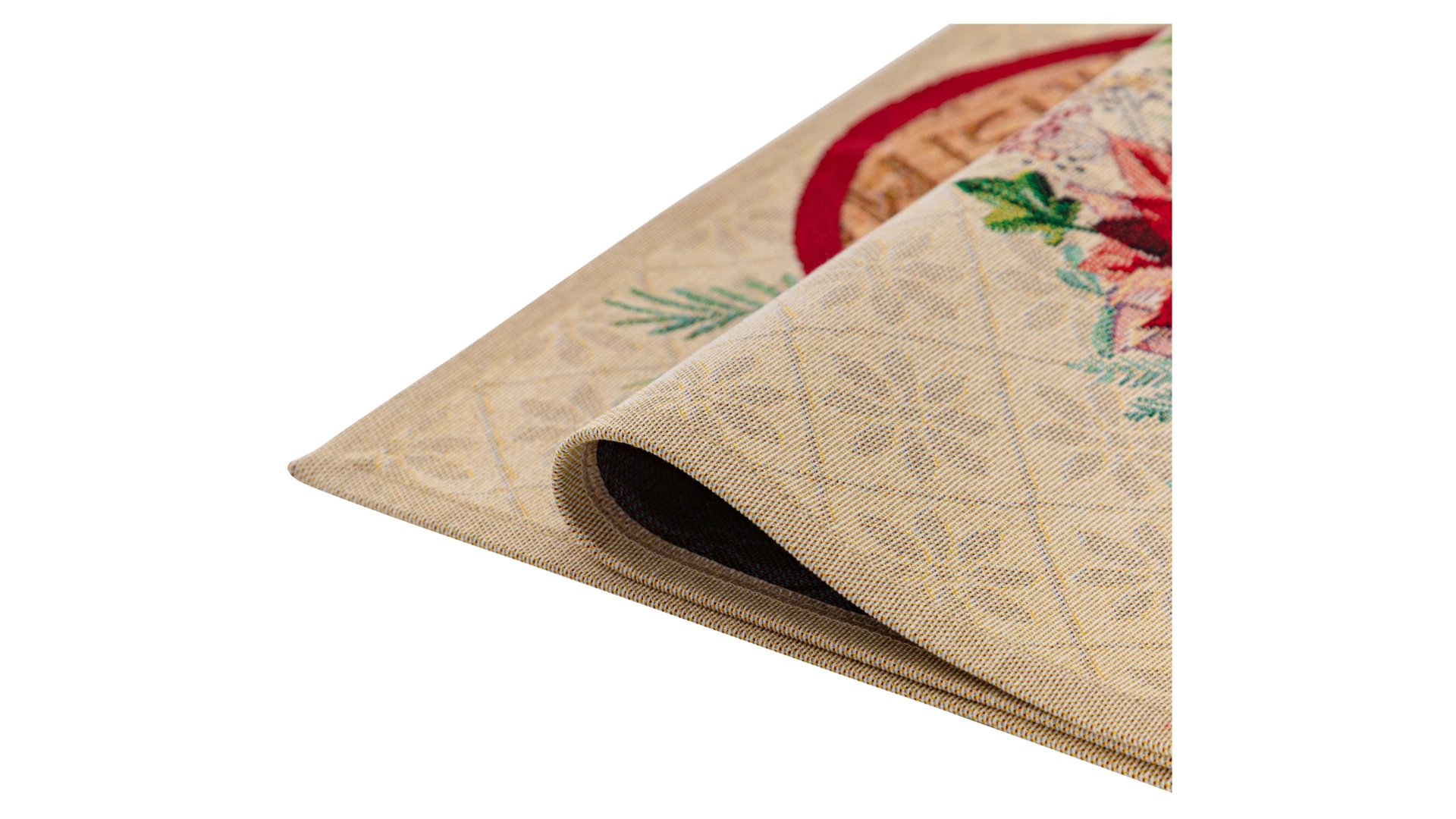 Дорожка для стола Mix&Match Home Мастерская подарков 44х140 см, гобелен, бежевый