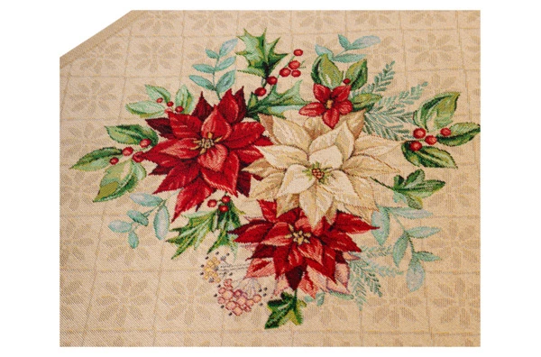 Дорожка для стола Mix&Match Home Мастерская подарков 44х140 см, гобелен, бежевый